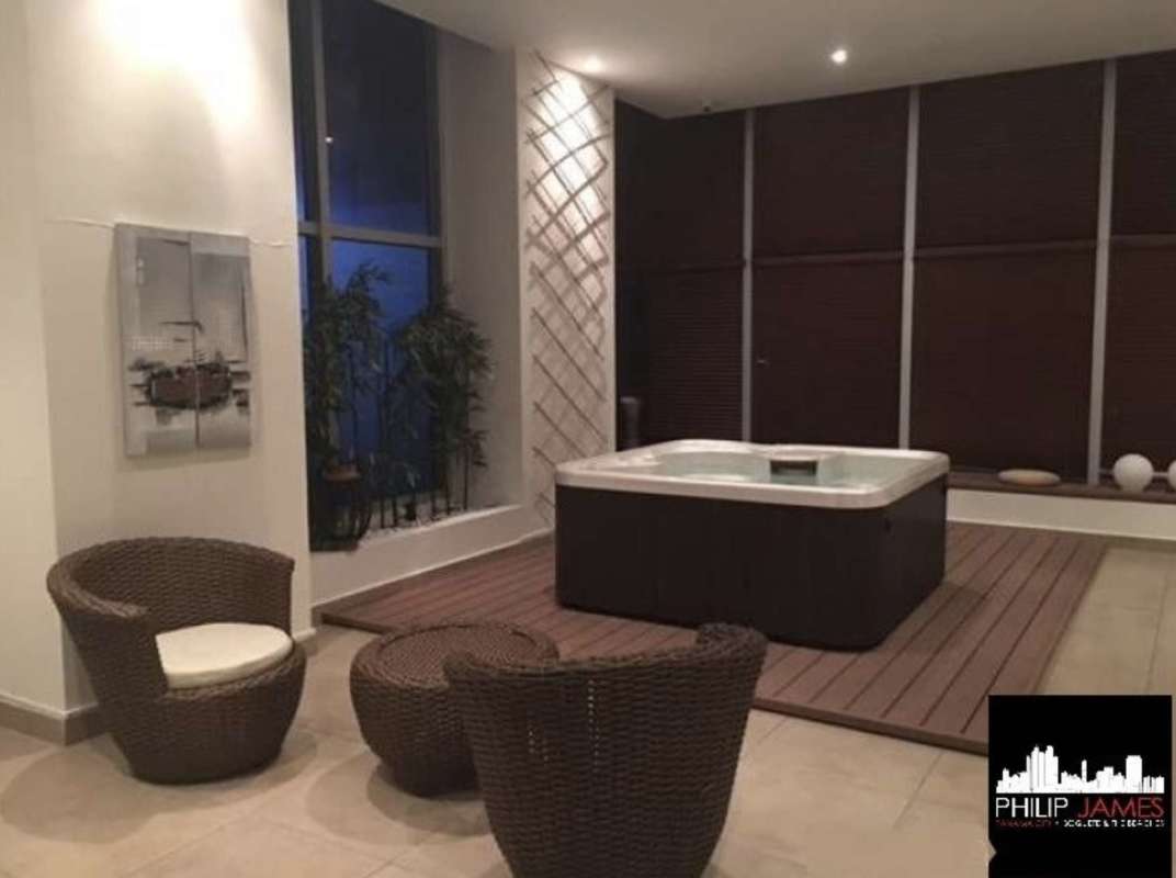 Colorful indoor children's play area with bright furniture Elevation Tower Costa del Este Panama