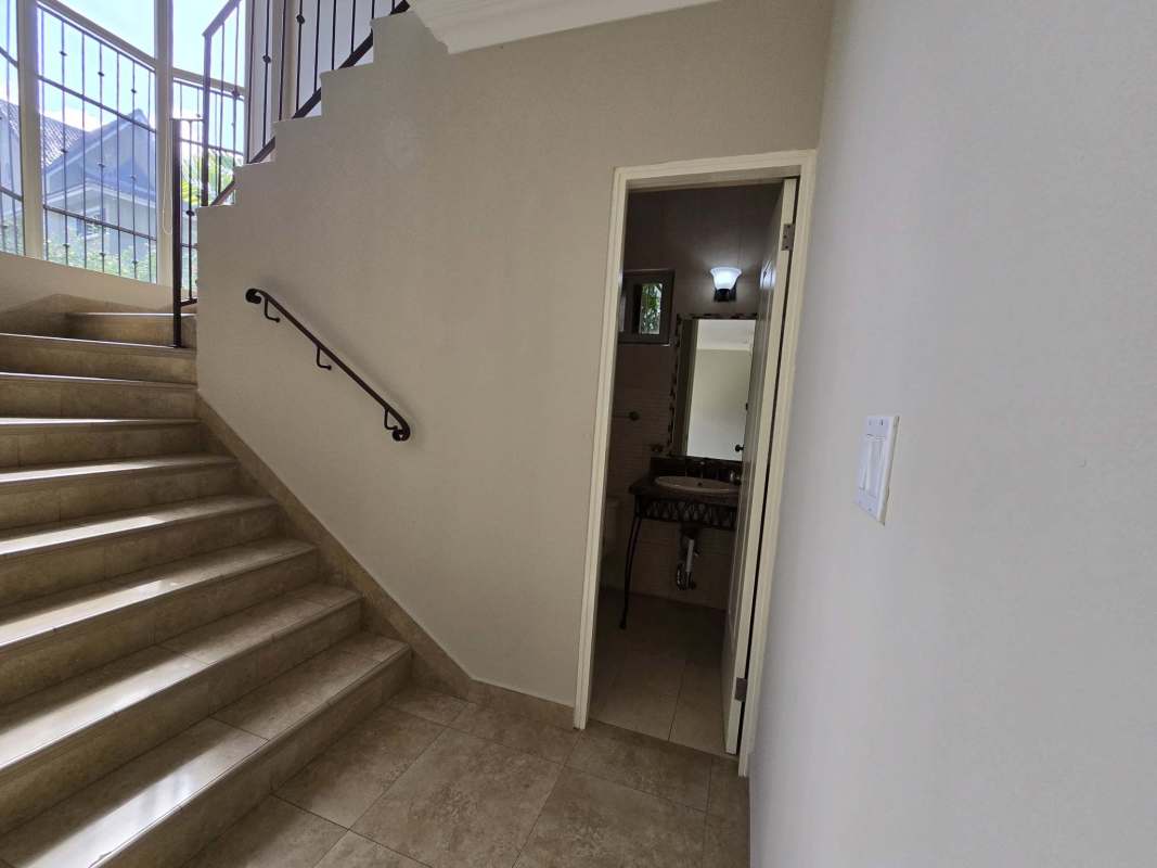 Terrace patio Hunter fans green backyard PH Embassy Gardens Clayton rental house