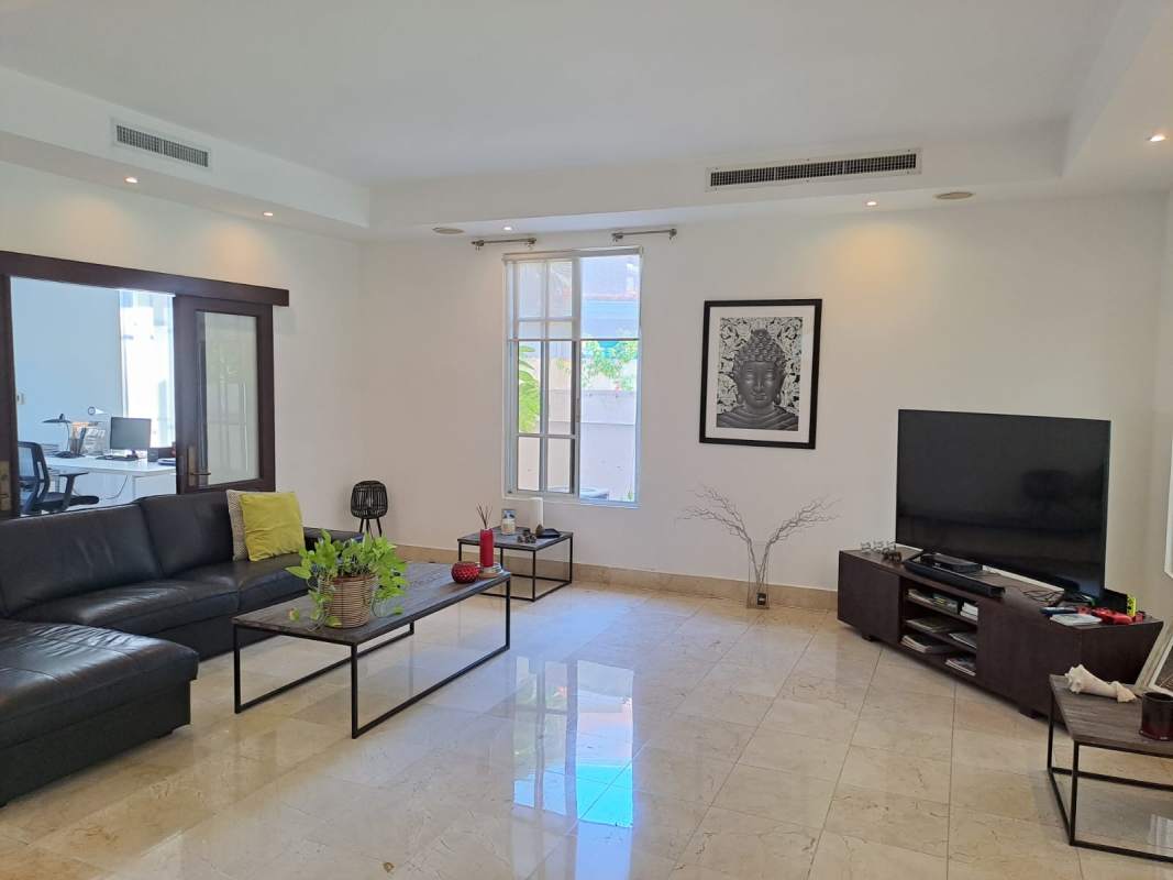 Gourmet kitchen with island and stainless steel appliances Costa del Este luxury estate Panama