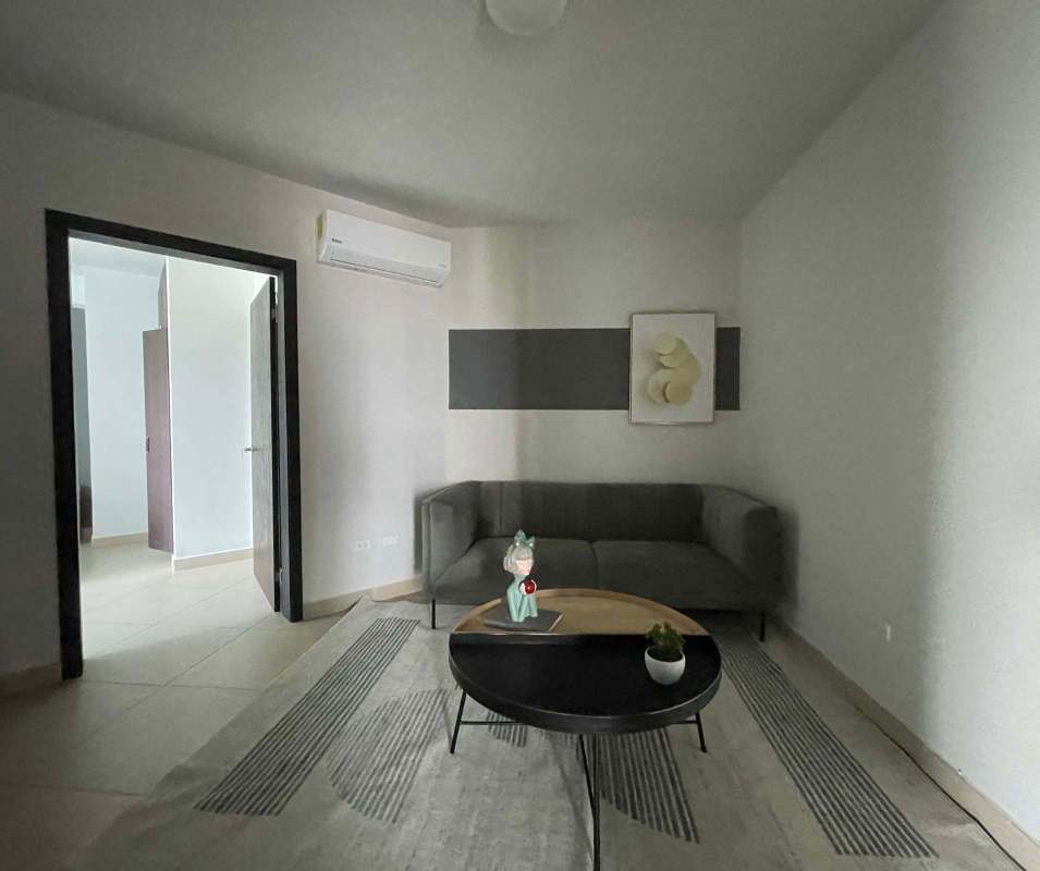 Twilight city skyline and waterfront view from penthouse terrace PH Country Club Costa del Este Panama