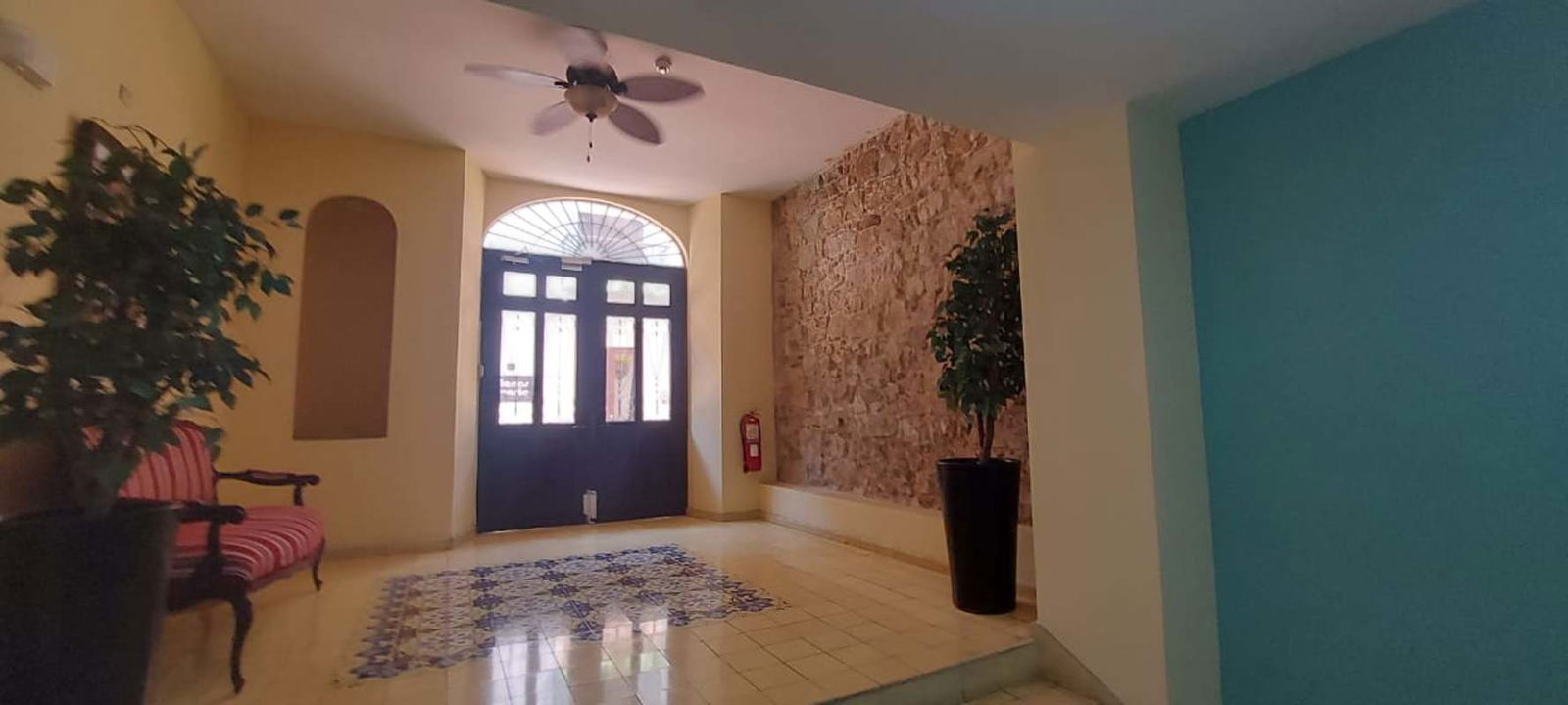 Open concept kitchen with cabinetry, stainless appliances, integrated laundry Casco Viejo Panama rental