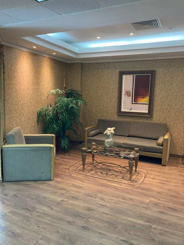 Spacious modern private office with floor-to-ceiling corner windows at Plaza Obarrio Panama City