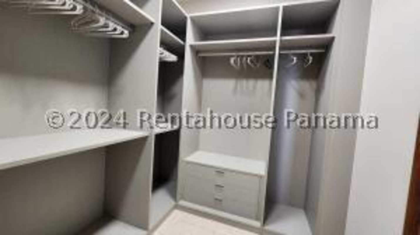 Spacious open living room with marble floors, panoramic windows in PH Santa Maria Court Panama