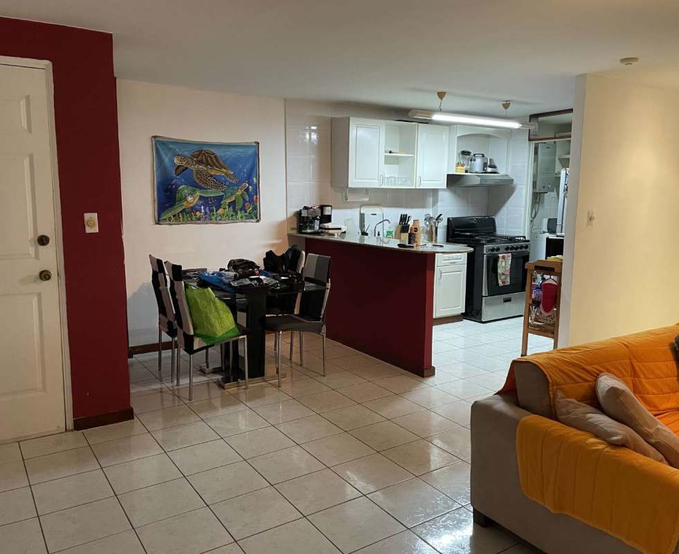 Modern bathroom with ceramic tiles and walk-in shower in Albrook Park Panama