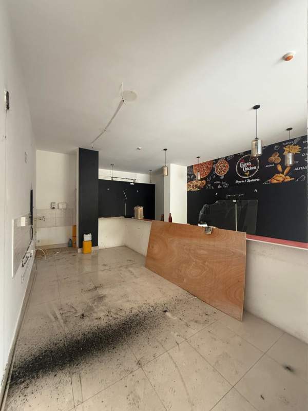 Commercial interior with counter menu wall tile floor Río Abajo Panama City