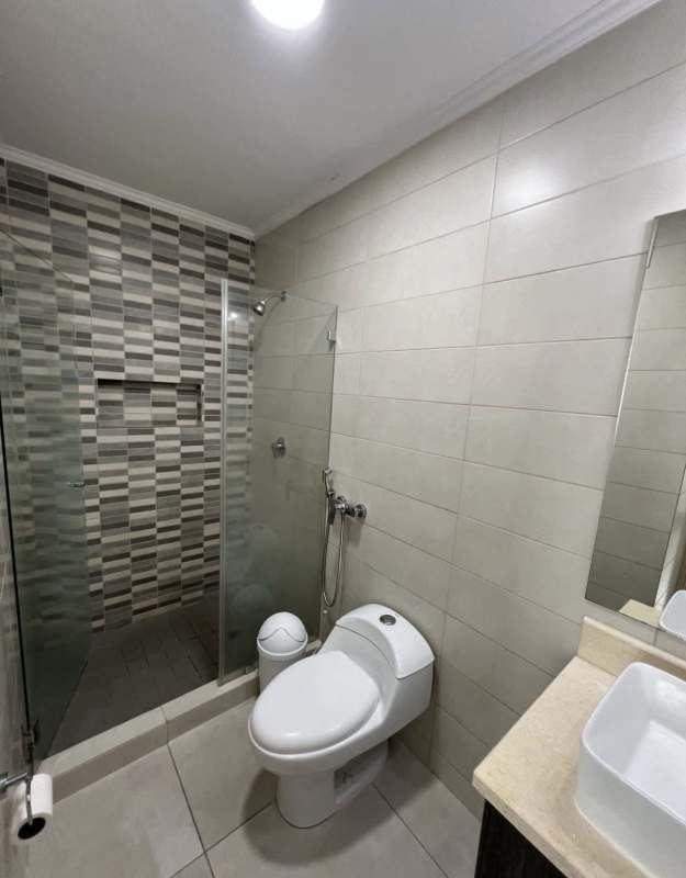 Elegant lobby area at PH Sky Point Panama City with reception and seating