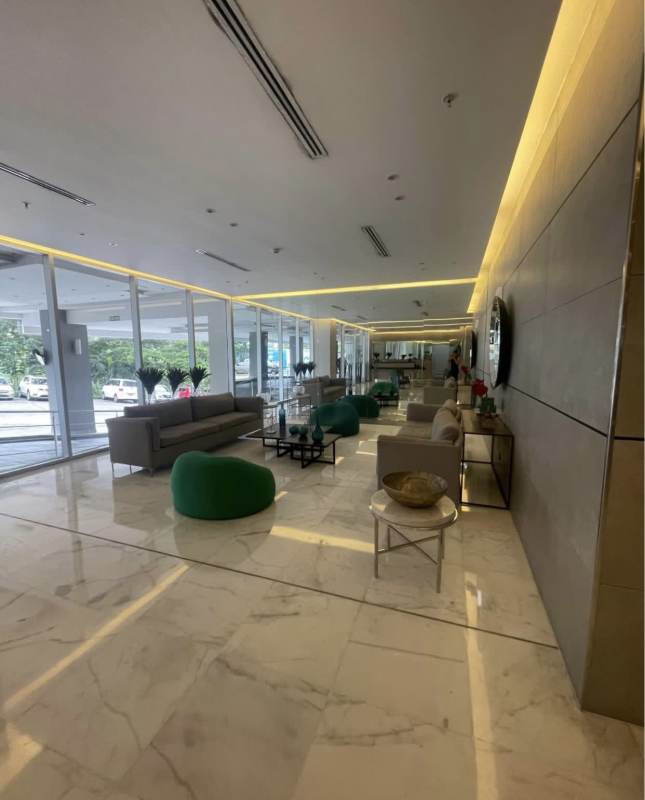 Laundry area with washer/dryer hookup at PH Sky Point Panama apartment