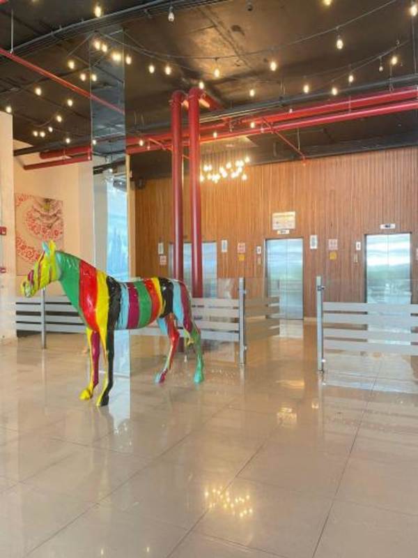 Cozy bedroom with panoramic sea and skyline view at PH Bicsa Financial Center Panama