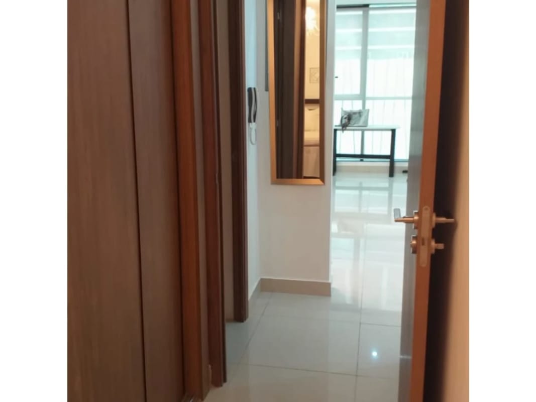 Modern dining space connected to living area in PH Downtown Obarrio Panama