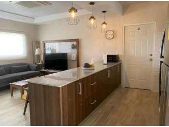 Bedroom sliding doors to pool patio Villas del Maria Gorgona Panama