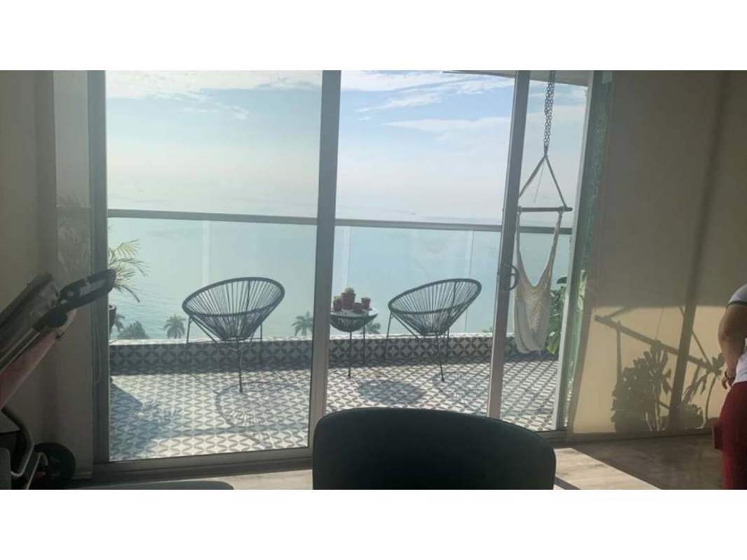 Spacious master bedroom with bay views at PH Rivage Tower Panama