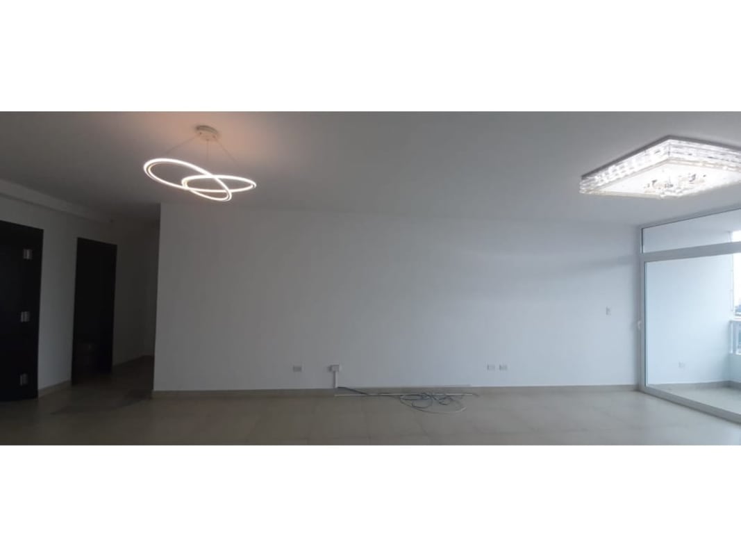 Covered balcony with panoramic views at PH Country Heights in Condado del Rey Panama