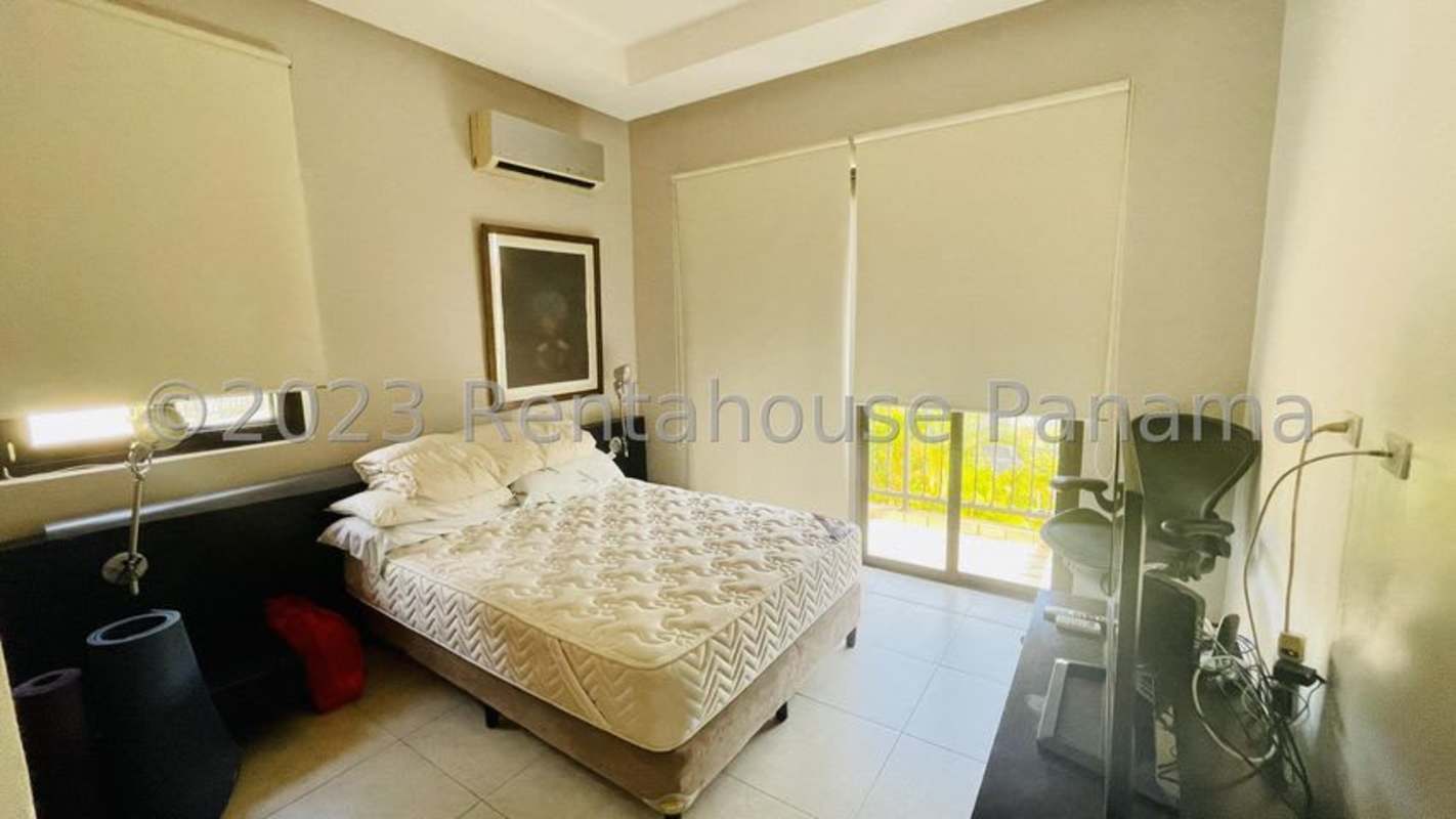 Modern spacious kitchen with granite countertops and appliances at house in Clayton Panama City