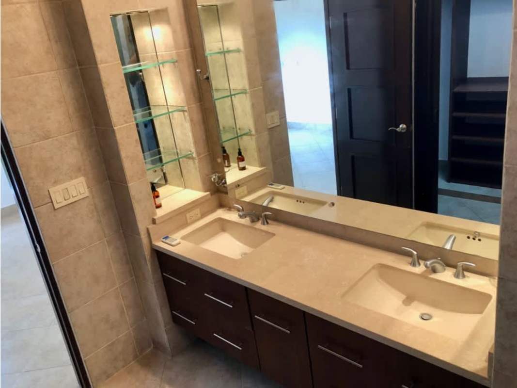 Open plan living dining room with balcony Embassy Club Garden Clayton Panama luxury apartment for sale Hola Realty