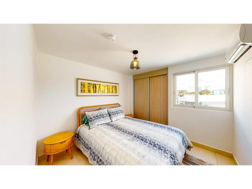 Bedroom with wardrobe space, natural light, tile floors Panama Viejo Residences Panama