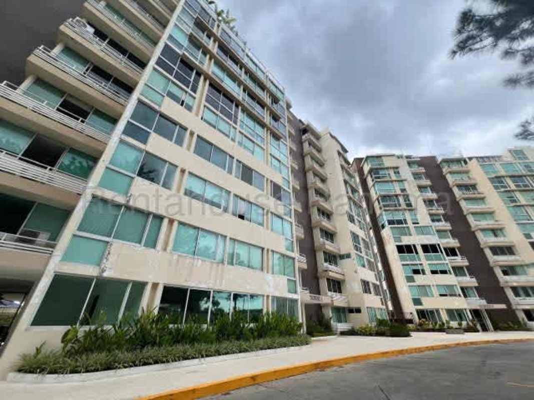 Bright living room with large windows and access to a private balcony in Albrook Heights Panama