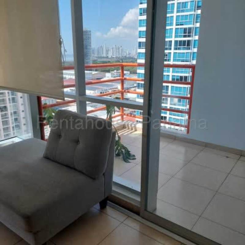 Modern bathroom with glass shower and tile at PH Costa View Costa del Este Panama