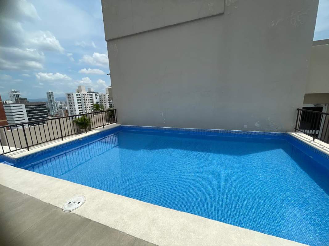Fully equipped gym in PH San Francisco Bay apartment Panama
