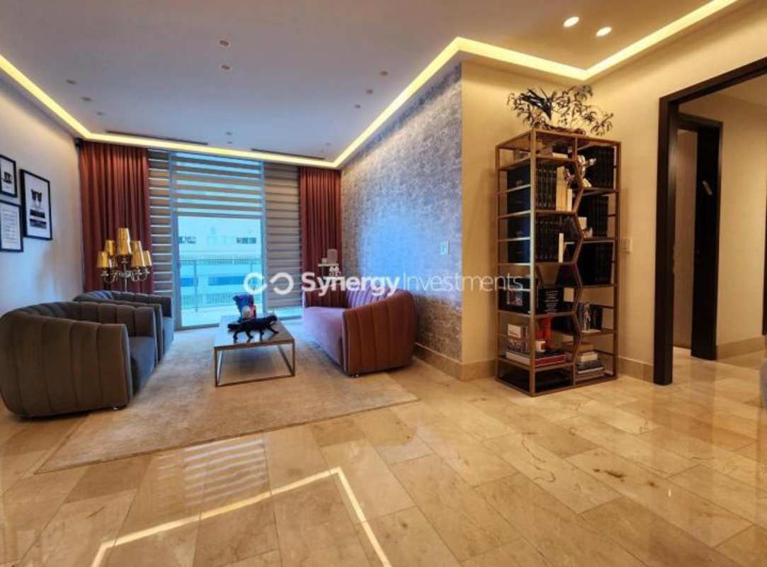 Spacious balcony with glass railing ocean view PH Ocean Riviera Punta Pacifica Panama