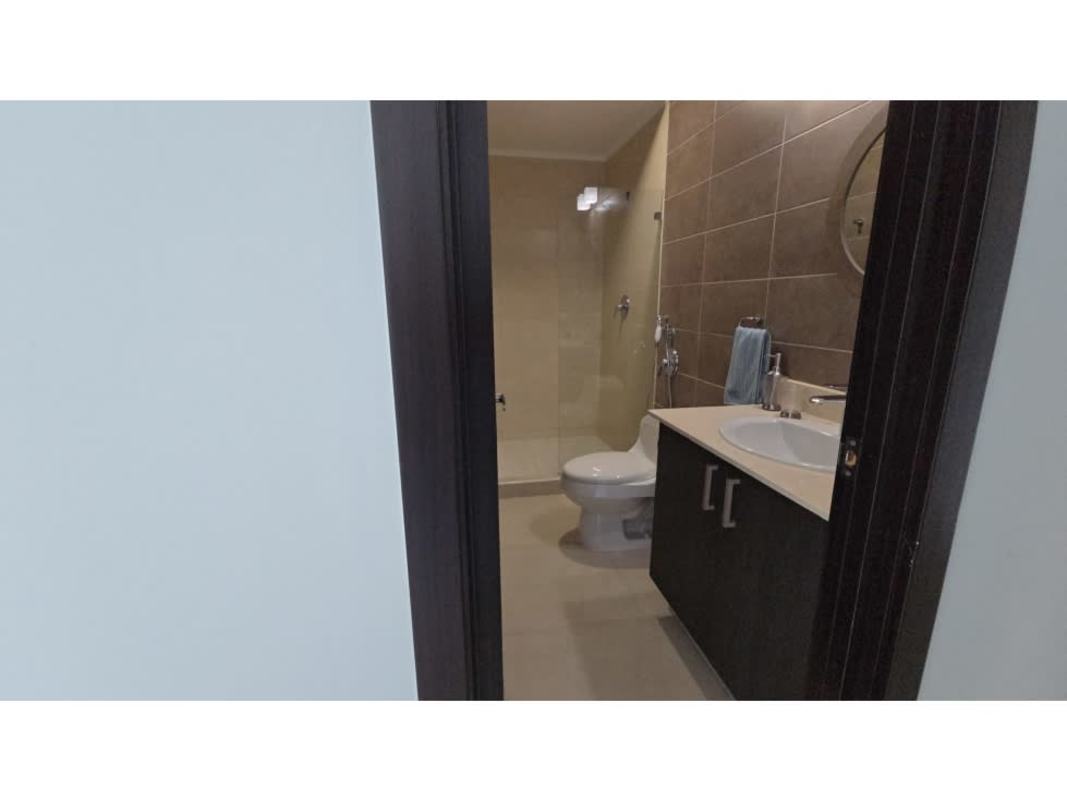 Private balcony with open panoramic view of Panama City skyline from PH Condado Country Heights