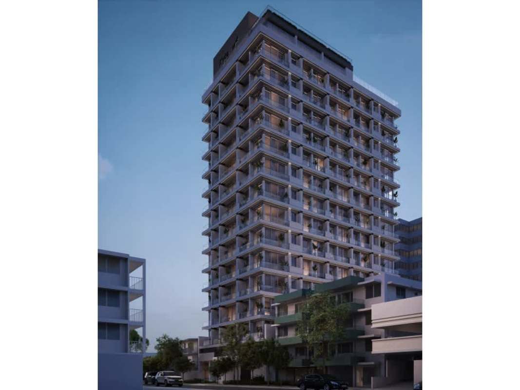 Modern condo building PH Kyte by Livlio in Obarrio with balconies and street view