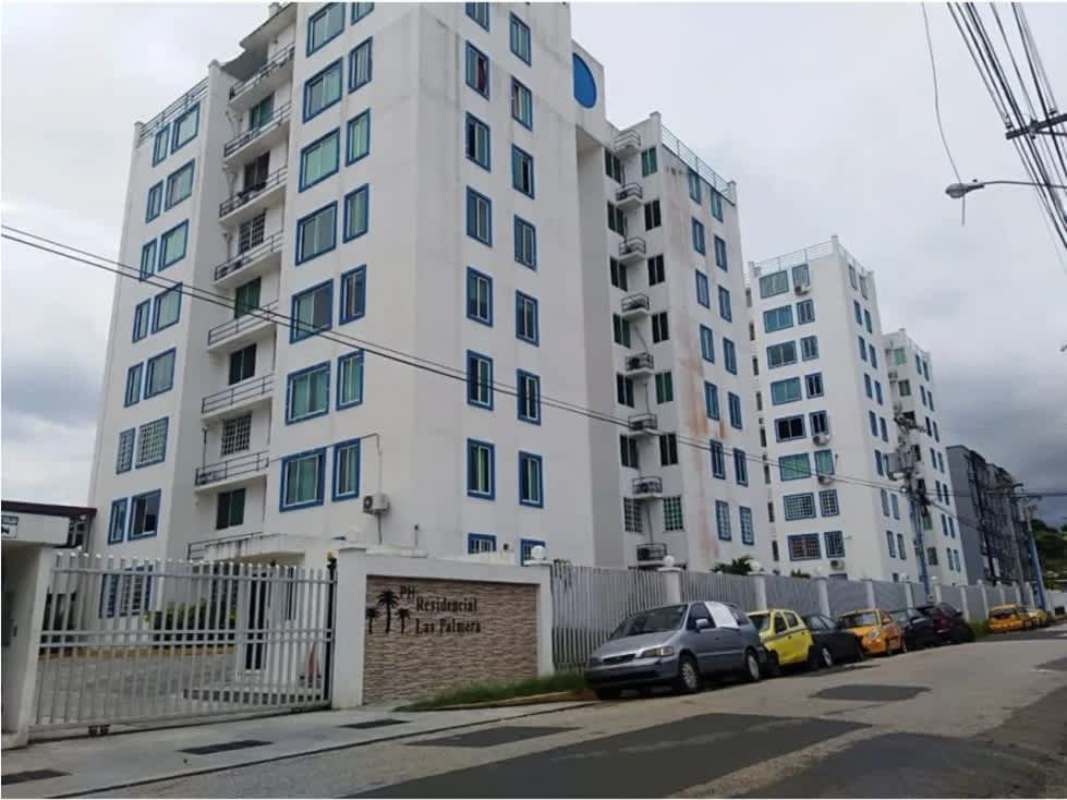 Mid-rise apartment buildings balconies gated Rio Abajo Las Palmeras Panama