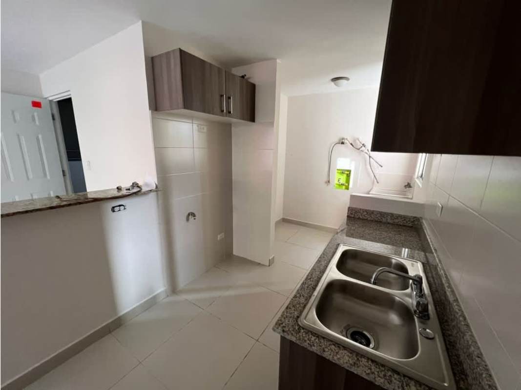 Granite kitchen countertop with cabinets and sink in PH Torre de Toscana Condado del Rey Panama