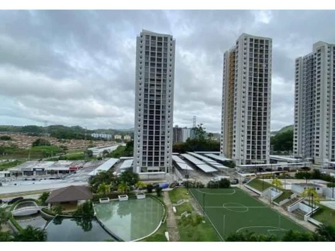 PH Rokas condo towers, swimming pool, and sports court Condado del Rey Panama