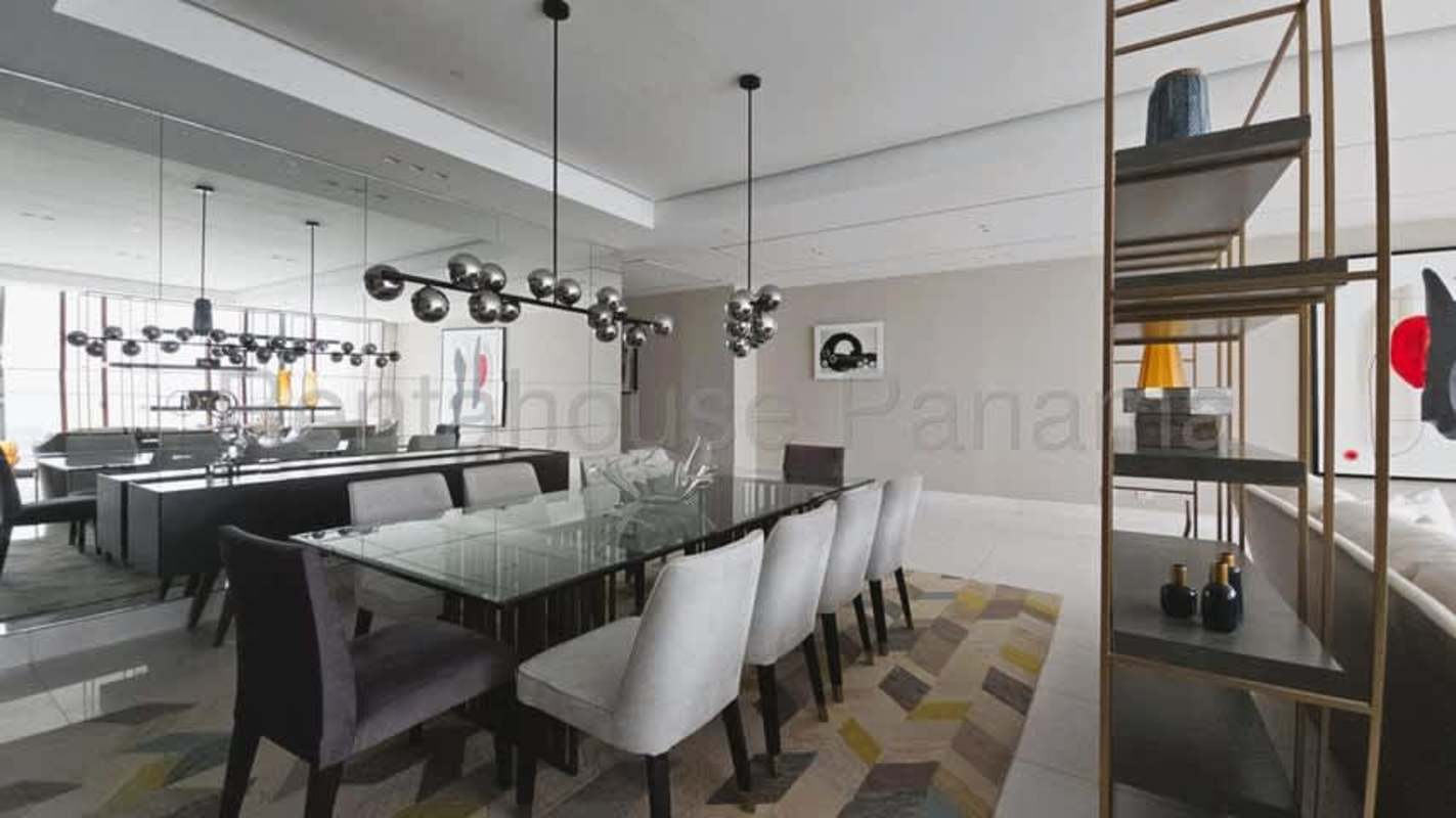 Bright second bedroom with marble floors and private bathroom in Punta Pacífica Panama