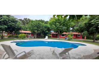 Bedroom with natural light in beach house PH Villas del Sol near Coronado Panama