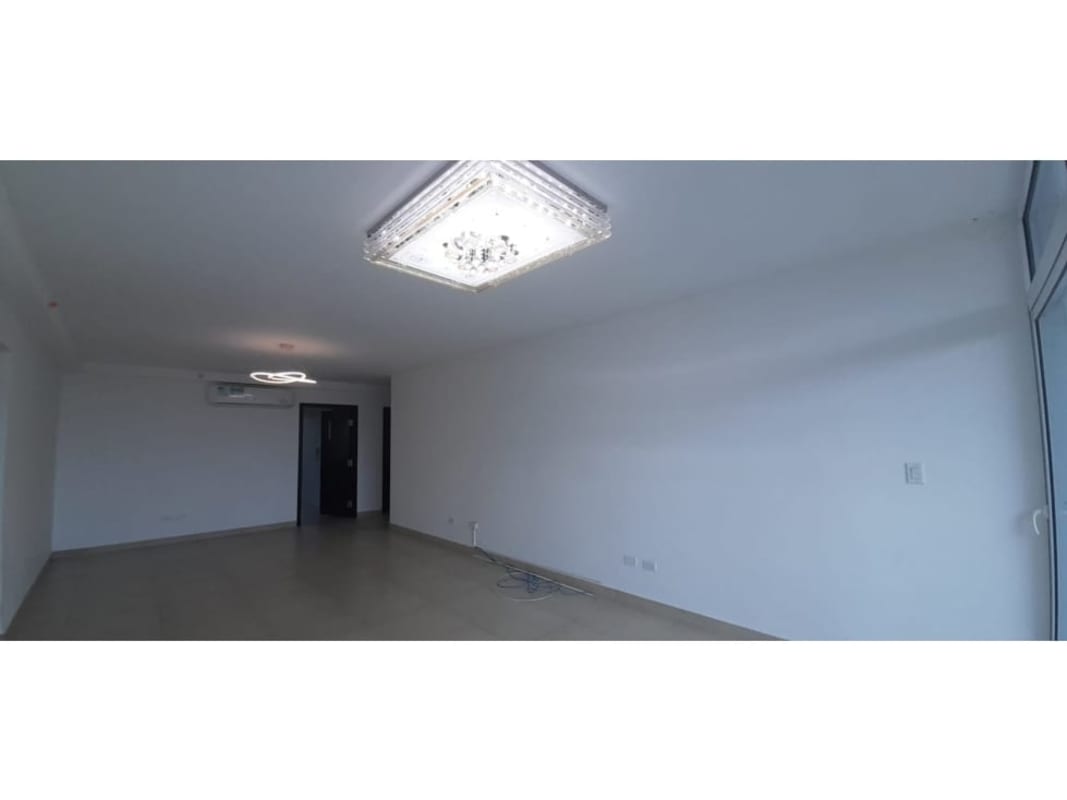 Covered balcony with panoramic city and green area views PH Country Heights Panama City