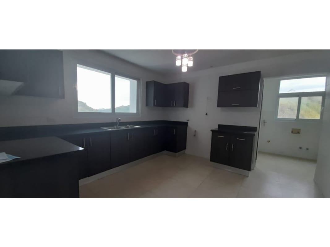 Bathroom featuring walk-in shower modern fixtures in PH Country Heights Condado del Rey Panama