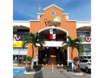 Modern waiting area interior in Coronado commercial unit at The Village Mall Panama