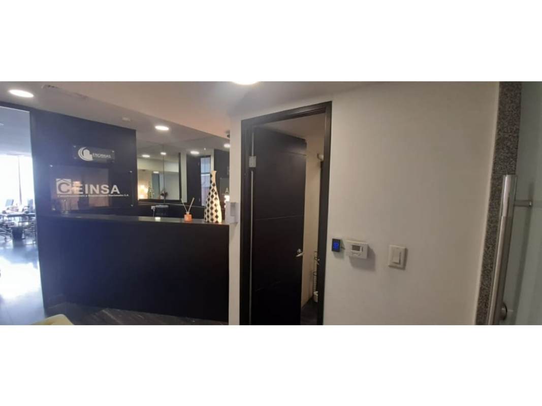 Skyline panoramic view from executive office in PH Twist Tower Obarrio Panama