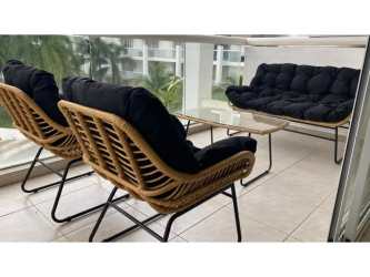 Bathroom with walk-in shower and modern fixtures PH Town Center Playa Blanca Panama