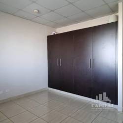 Private backyard with patio in affordable Villas del Sol house for sale Panama