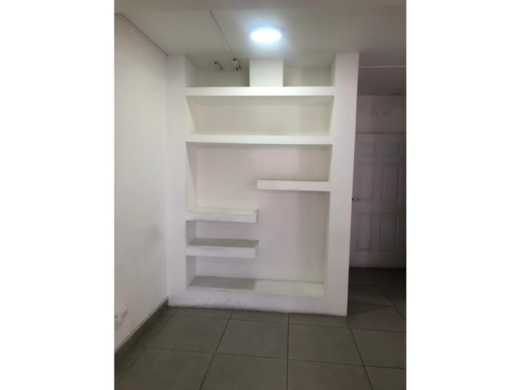 Spacious open plan commercial office interior with tiled floors in Obarrio Panama City