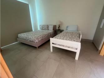 Oceanfront infinity swimming pool with condos at Playa Escondida Panama