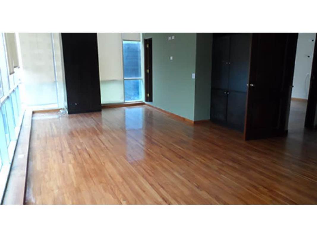 Empty open-plan office with large windows city skyline views Hi Tech Tower Obarrio Panama