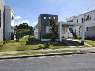 Condo bathroom with shower, modern fixtures in San Carlos Beach Panama