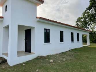 Modern kitchen with granite countertops light cabinets new house Hacienda Pacifica Panama