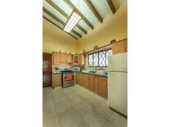 Large covered beachfront terrace ideal for entertaining at Playa Blanca beach house Panama