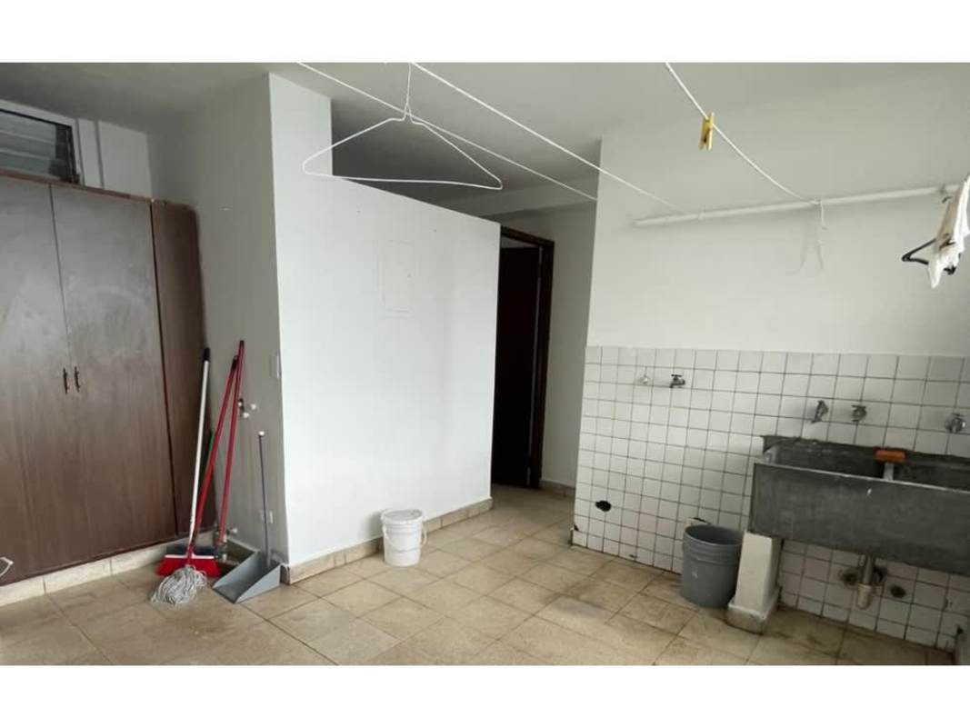 Bedroom with ceiling fan, ceramic tiles, built-in wooden wardrobe in PH Hato Pintado Panama
