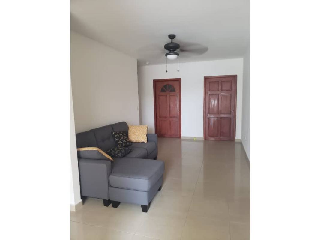 Spacious living room with terrace access in PH Provenza Diablo Penthouse Panama City