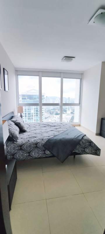 Modern lounge with ocean and city skyline view PH Oceanaire Panama