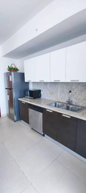 Private balcony from living room with stunning ocean views Punta Pacifica PH Oceanaire