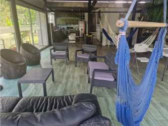 Spacious rustic kitchen with stone accent and stainless appliances Cerro Azul Panama