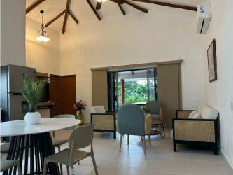 Modern open living with terrace access in Punta Barco Coronado house