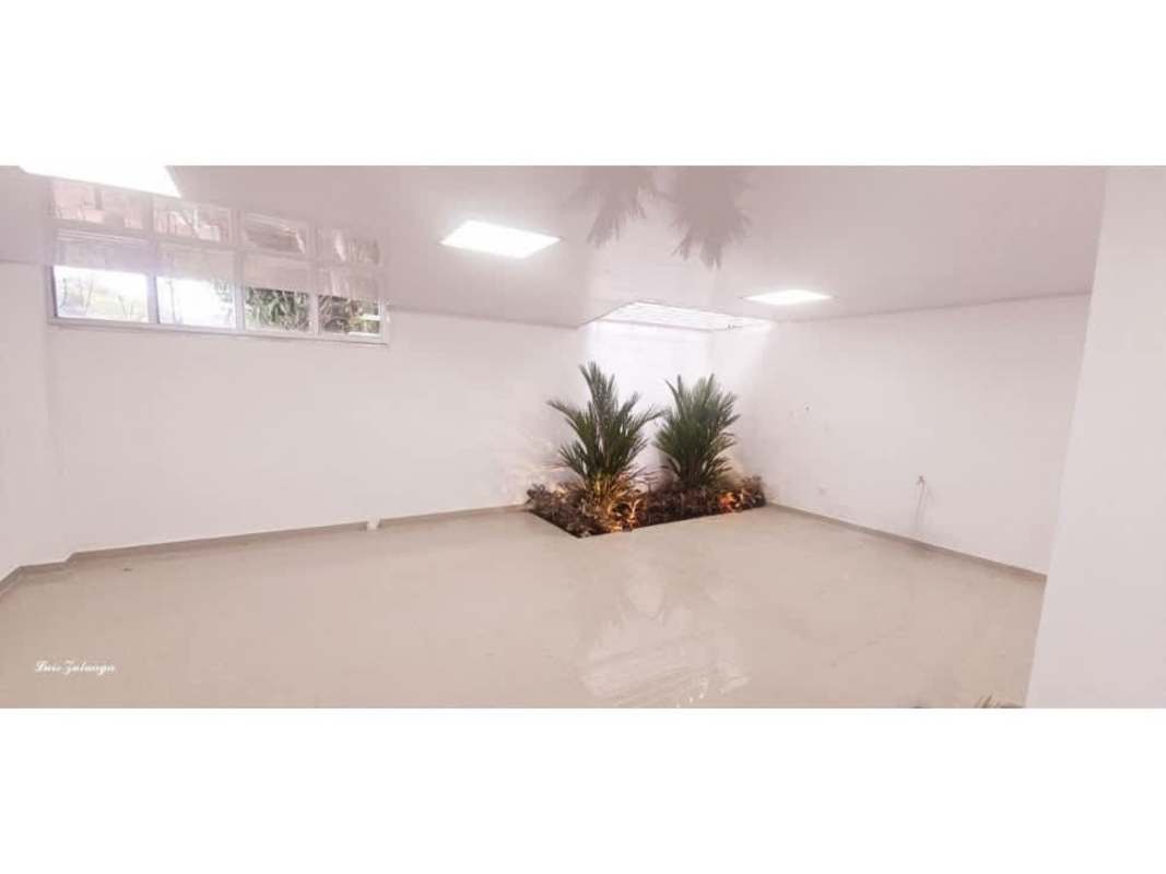 Commercial facade with wide glass windows, secure parking and signage space on Via Santa Elena Panama