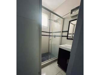 Bathroom with glass-enclosed shower, modern ceramic finishes The Village El Palmar Panama
